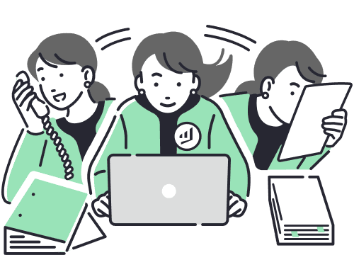 建設業のプロフェッショナルに業務を外注できる